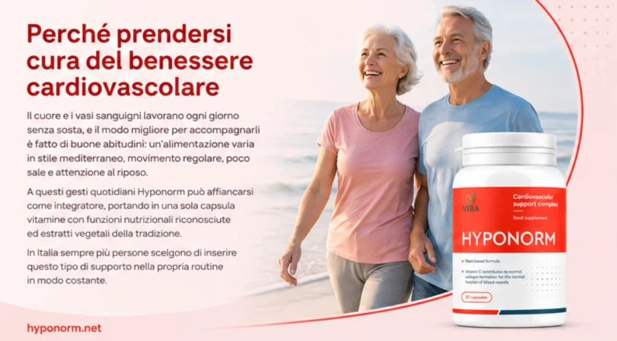 Hyponorm — benessere cardiovascolare giorno dopo giorno